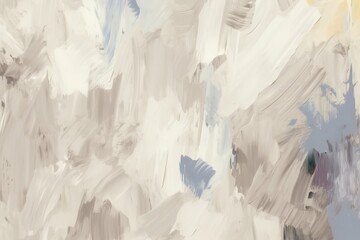 Beige Textured Background with Paintbrush Strokes