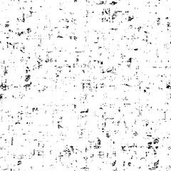 Seamless pattern, rough vector background, black and white