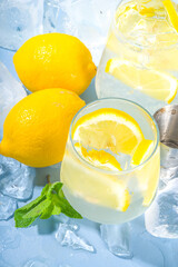 Traditional summer cocktail lemonade