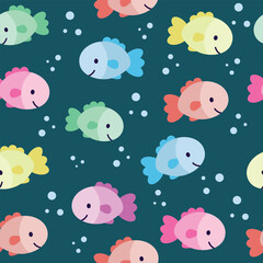 bright fish vector illustration