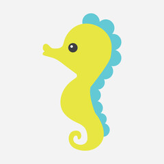 sea ​​horse vector illustration