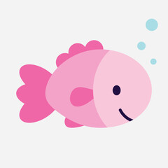 bright fish vector illustration