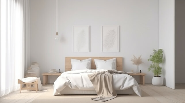 Schlafzimmer Interieur Design, generative AI