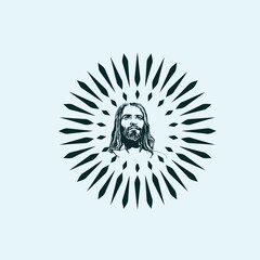 THESE HIGH QUALITY JESUS VECTOR FOR USING VARIOUS TYPES OF DESIGN WORKS LIKE T-SHIRT, LOGO, TATTOO AND HOME WALL DESIGN