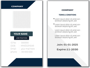 ID Card Template | Office Id card | Employee Id card for your company