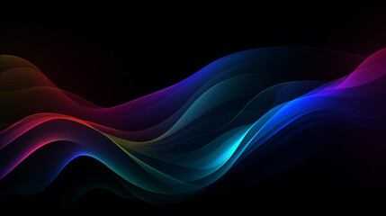 Abstract gradient mesh background, generative ai