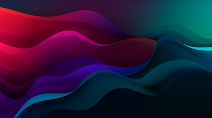 Fototapeta premium Abstract gradient mesh background, generative ai