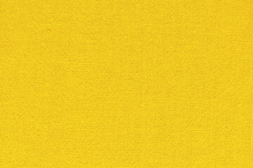 Yellow cotton fabric cloth texture for background, natural textile pattern.