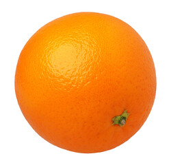 Orange fruit isolated, Orange fruit macro studio photo, transparent png,  PNG format, cut out