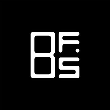 BFS letter logo abstract creative design. BFS unique design	