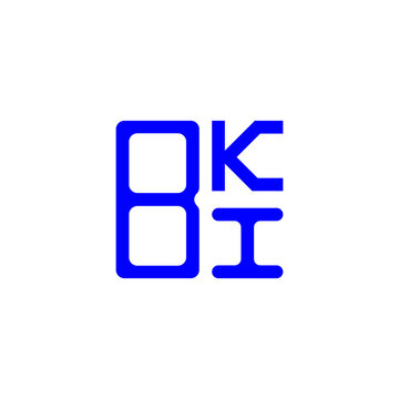 BKI letter logo abstract creative design. BKI unique design	