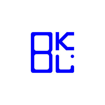 BKL letter logo abstract creative design. BKL unique design	
