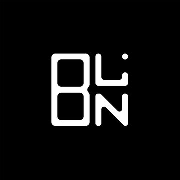 BLN letter logo abstract creative design. BLN unique design	