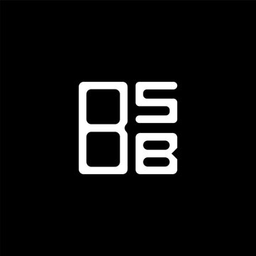 BSB letter logo abstract creative design. BSB unique design	