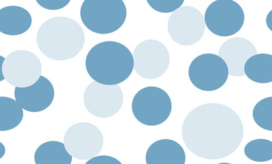 seamless background with circles, blue background with circle dots pattern as repeat seamless style bubble on white background, replete image design for fabric printing design