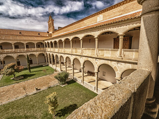 Fototapeta na wymiar Palace of Juan II, Convent of Nuestra Señora de Gracia, Madrigal de las Altas Torres, Ávila, Castile Leon, Spain, Europe