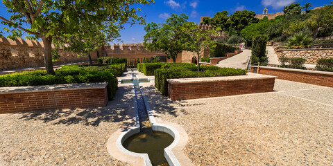 Monumental Complex of Alcazaba of Almer&iacute;a, Castle and Walls of Cerro of San Crist&oacute;bal, 15-16th Century Castle, Almer&iacute;a, Andaluc&iacute;a, Spain, Europe