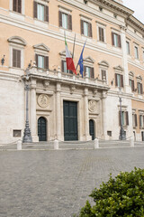 Fototapeta na wymiar ITALIAN GOVERNMENT PALACE IN ROME