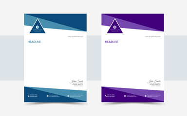 Modern and Creative Business Letterhead Design Template