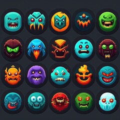 creature monster character avatar ai generated