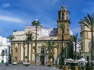 Fototapeta premium James the Great and Apostle Church in Cadiz, Spain