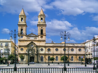 Fototapeta na wymiar San Antonio Church, Cadiz, Spain