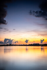 Fototapeta premium sunset over the sea