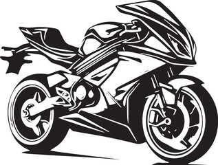 motorcycle on a white background vector - obrazy, fototapety, plakaty