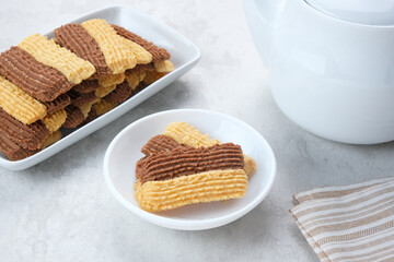 Kue Semprit, popular during Eid Al Fitr in Indonesia
