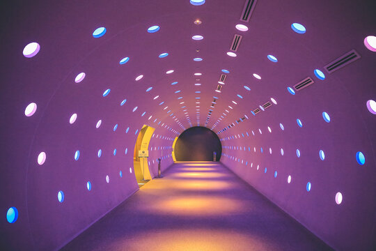 the colorful tunnel to enter in it at japan 2 Nov 2013