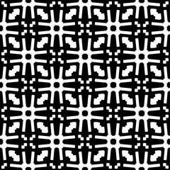 Seamless repeating pattern.  Black and white pattern for web page, textures, card, poster, fabric, textile.