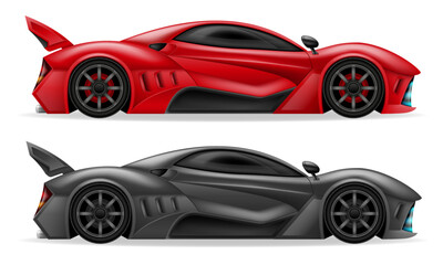 Fototapeta na wymiar sport hyper super car vector illustration