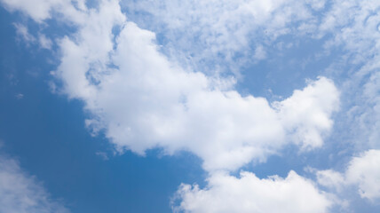 clouds in the sky/blue sky cloud light white background