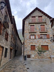 Fototapeta na wymiar Benasque, Huesca, España