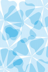 Fototapeta na wymiar seamless pattern with blue flowers