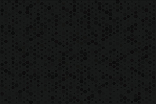 Abstract hexagon black  background. Vector illustration.