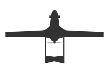 Bayraktar icon. War drone vector ilustration.