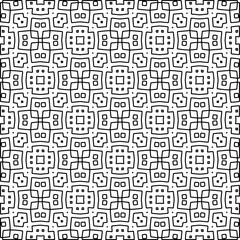 Seamless repeating pattern.  Black and white pattern for web page, textures, card, poster, fabric, textile.