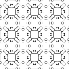Seamless repeating pattern.  Black and white pattern for web page, textures, card, poster, fabric, textile.