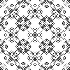 
Repeating patterns of lines.  Black and white pattern for web page, textures, card, poster, fabric, textile.