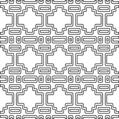 
Repeating patterns of lines.  Black and white pattern for web page, textures, card, poster, fabric, textile.