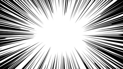 集中線の黒 線多め1