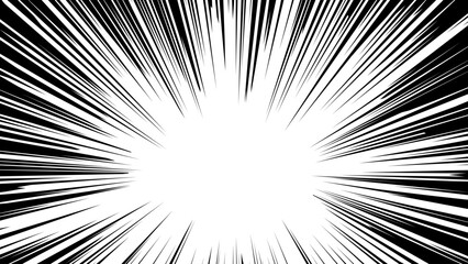 集中線の黒線多め2