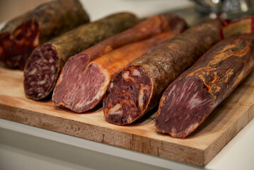 salami, salame, picada, salado, sabroso, freso, comida