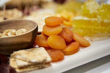 frutas, frutas secas, damascos