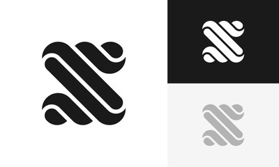 Initials S logo design. Initial letter logo design vector