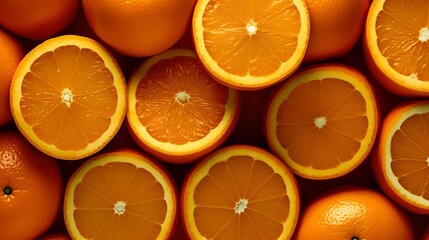 Oranges Pattern, Image Ai Generated