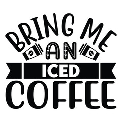 Coffee SVG T shirt Design Template