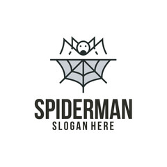 Spider logo design vector image , spider logo 