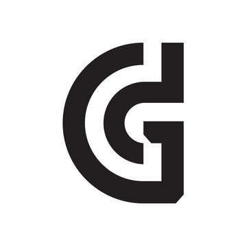 gd letter logo design gd logo design gd logo vector image